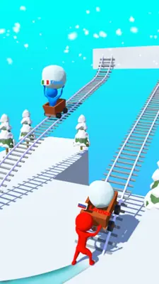 Snow Race 3D Fun Racing android App screenshot 3