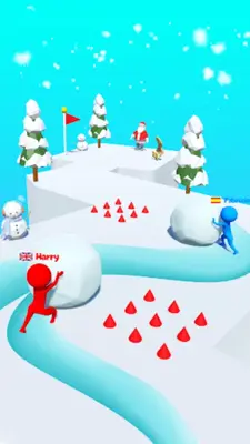 Snow Race 3D Fun Racing android App screenshot 4